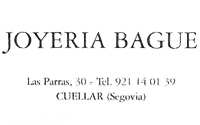 JOYERA BAGUE - Las Parras, 30 - Tlf. 921 140 139 - Cuellar