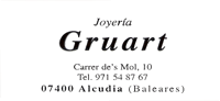 JOYERIA GRUART -TLF: 971 54.87.67