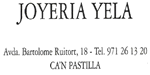 JOYERIA YELA - AVDA. BARTOLOME RUITORT, 10 - TELF: 971 26.13.20 - CA'N PASTILLA