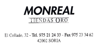 MONREAL - TIENDAS ORO